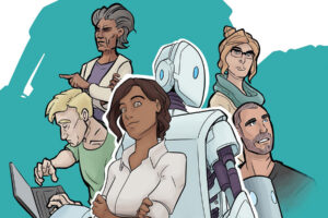 Cover von „Soziale Roboter: Ein Science Comic“