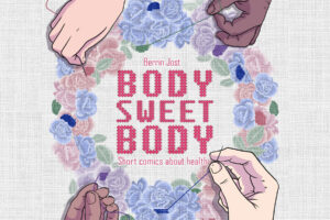 Body Sweet Body wird als Schriftzug gestickt