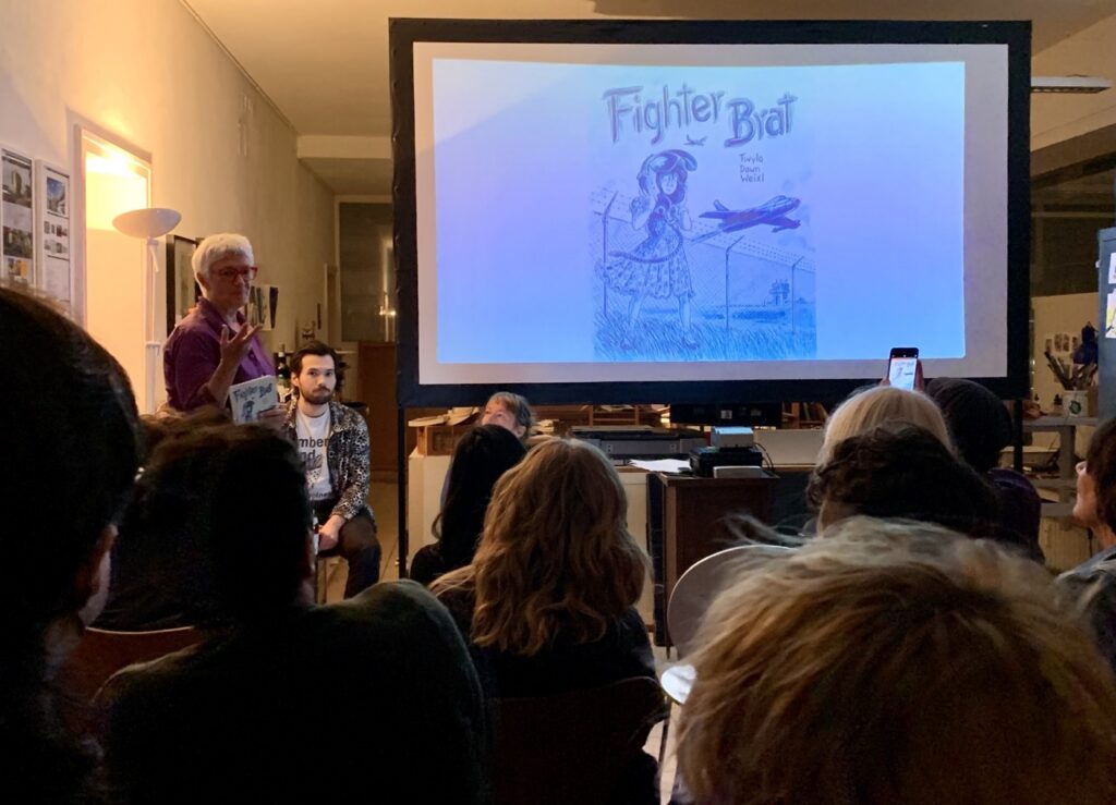 Comicseite aus „Fighter Brat“ von Twyla Dawn Weixl